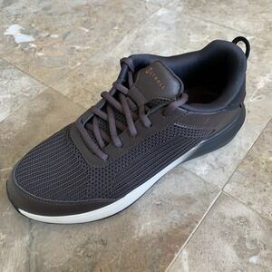 STROLL Spikeless Performance Knit Golf Shoe -Black/Espresso - Men's Size 9